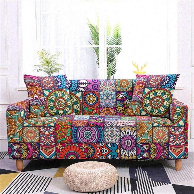 50% OFF Assorted Mandala Prints Non-Slip Sofa Couch Cover - Pretty Little Wish.com