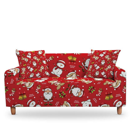 50% OFF Luxury Thick Christmas Prints Elastic Couch Sofa Cover - Pretty Little Wish.com