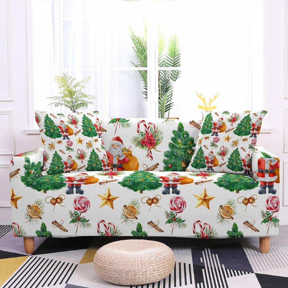 50% OFF Luxury Thick Christmas Prints Elastic Couch Sofa Cover - Pretty Little Wish.com