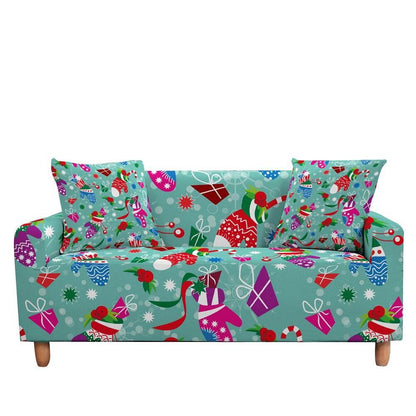 50% OFF Luxury Thick Christmas Prints Elastic Couch Sofa Cover - Pretty Little Wish.com