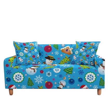 50% OFF Luxury Thick Christmas Prints Elastic Couch Sofa Cover - Pretty Little Wish.com