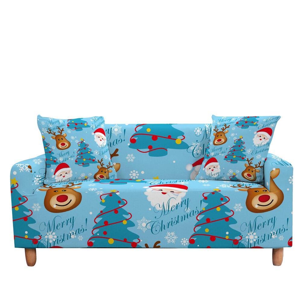 50% OFF Luxury Thick Christmas Prints Elastic Couch Sofa Cover - Pretty Little Wish.com