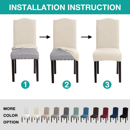 EverClean™ Modern Waterproof Stretch Dining Chair Covers