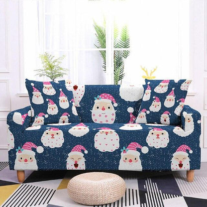 Assorted Christmas Prints Elastic Sofa Cover - Pretty Little Wish.com