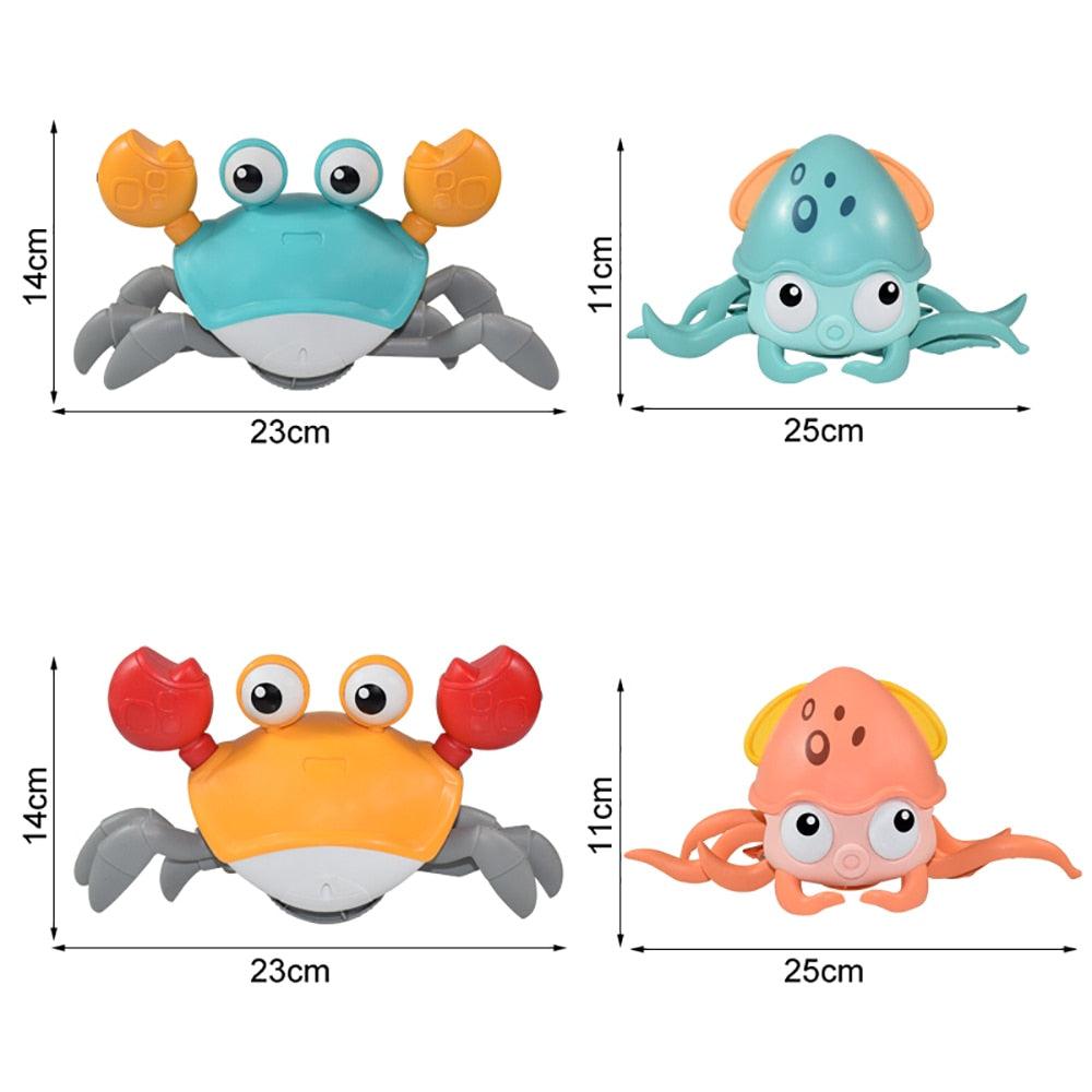 CUTE SENSING CRAWLING CRAB Helps with Tummy Time - Pretty Little Wish.com