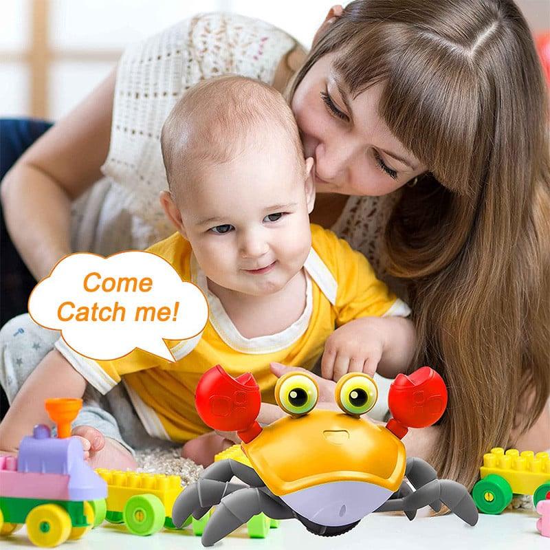 CUTE SENSING CRAWLING CRAB Helps with Tummy Time - Pretty Little Wish.com