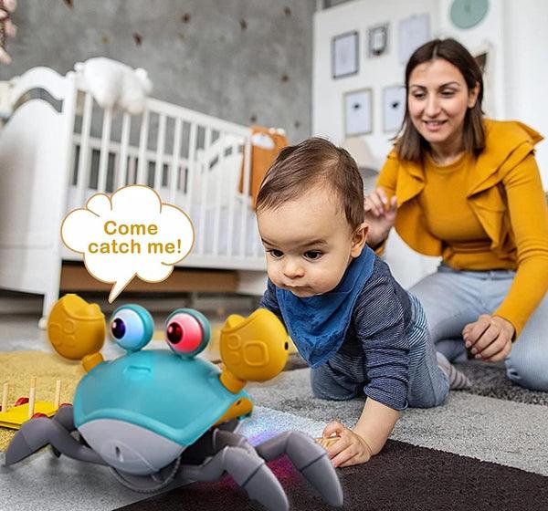 CUTE SENSING CRAWLING CRAB Helps with Tummy Time - Pretty Little Wish.com