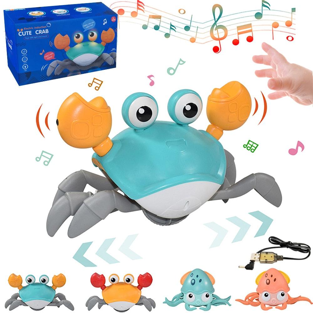 CUTE SENSING CRAWLING CRAB Helps with Tummy Time - Pretty Little Wish.com