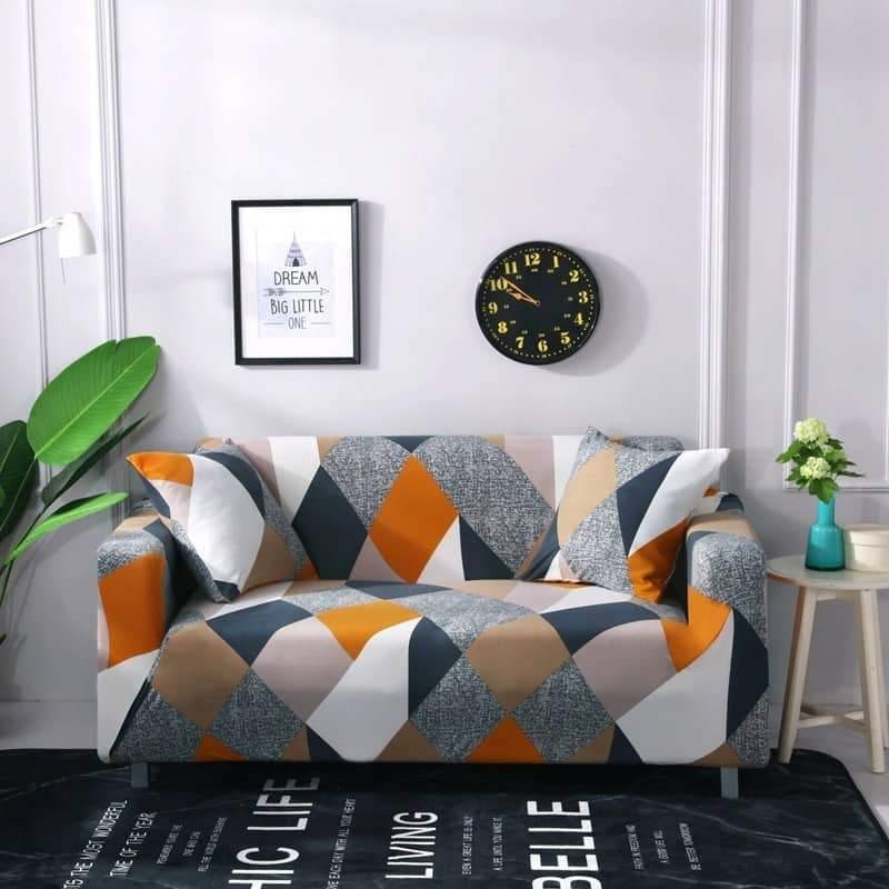 Easy-going Elastic Sofa Cover - Art Deco - Pretty Little Wish.com