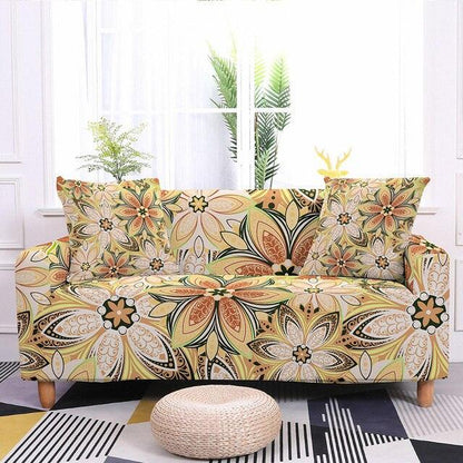 Elastic Floral Print Sofa/Couch Cover - Pretty Little Wish.com