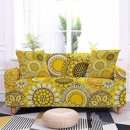 Elastic Floral Print Sofa/Couch Cover - Pretty Little Wish.com