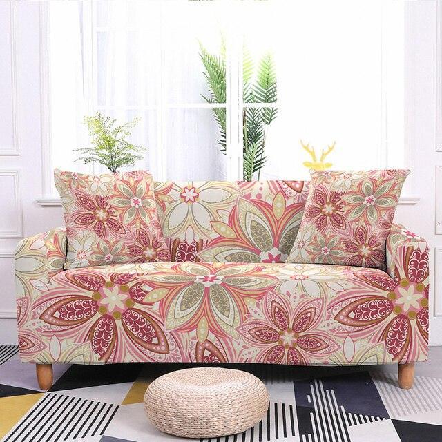 Elastic Floral Print Sofa/Couch Cover - Pretty Little Wish.com