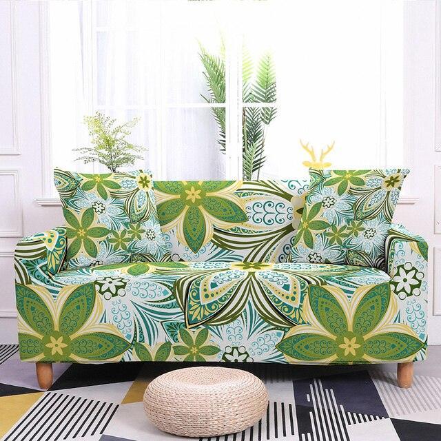 Elastic Floral Print Sofa/Couch Cover - Pretty Little Wish.com