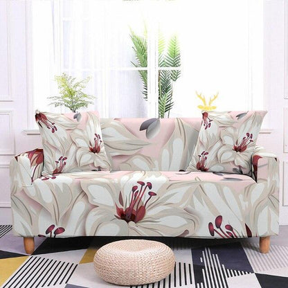 Elastic Floral Print Sofa/Couch Cover - Pretty Little Wish.com