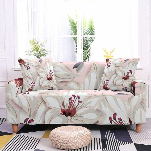 Elastic Floral Print Sofa/Couch Cover - Pretty Little Wish.com