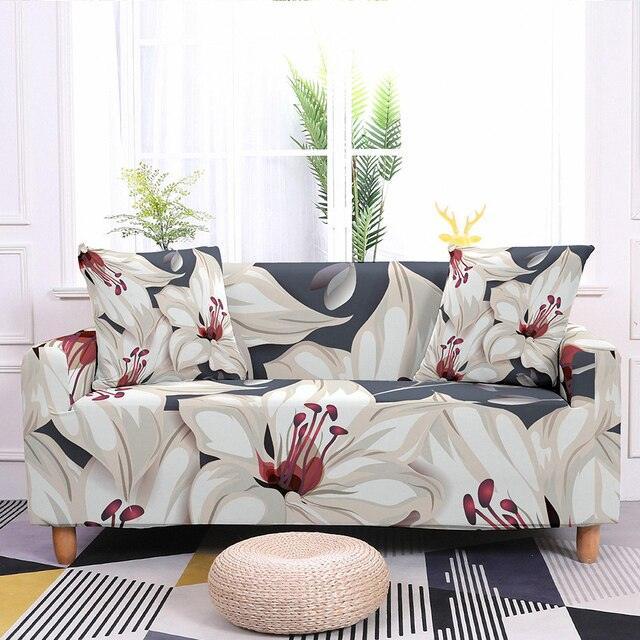 Elastic Floral Print Sofa/Couch Cover - Pretty Little Wish.com