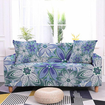 Elastic Floral Print Sofa/Couch Cover - Pretty Little Wish.com