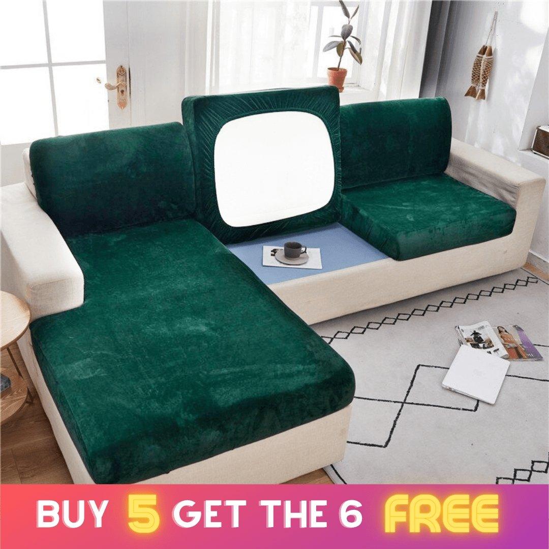 "ENLARGE SIZE" Premium Velvet Sofa Seat Slipcovers (Velvet) - Pretty Little Wish.com