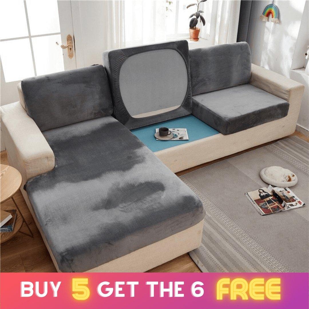 "ENLARGE SIZE" Premium Velvet Sofa Seat Slipcovers (Velvet) - Pretty Little Wish.com