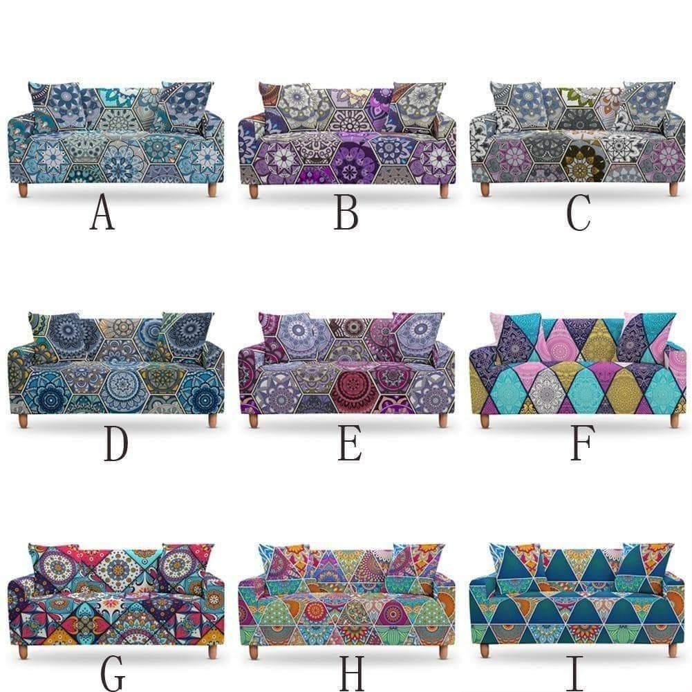 Ethnic Flower Bohemian Covers Elastic Sofa Cover 2020 - Pretty Little Wish.com