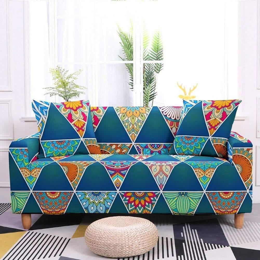 Ethnic Flower Bohemian Covers Elastic Sofa Cover - Pretty Little Wish.com