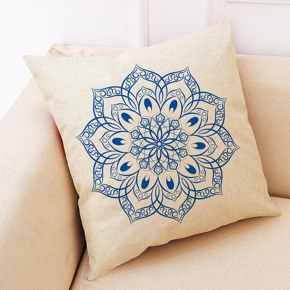 Fashion Sun Flowers And Linen Pillowcase - Pretty Little Wish.com