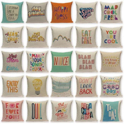 Funny Quote Cushion Covers - Pretty Little Wish.com