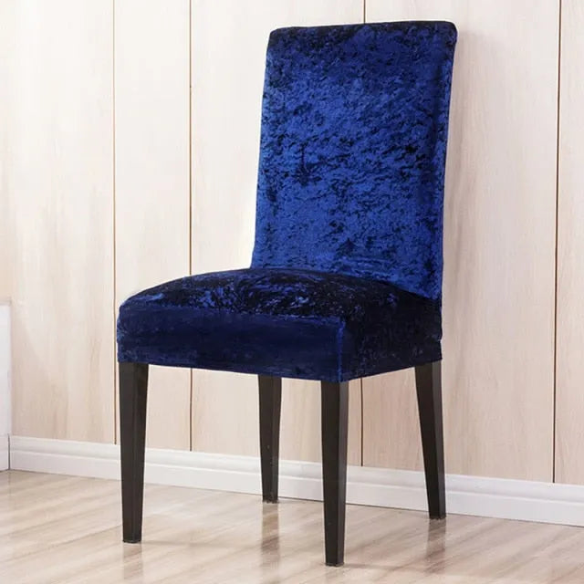 Velvet Dining Chair Covers Deluxe