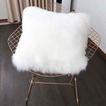 Lovely Removable Faux Fur Decorative Cushion Cover - Pretty Little Wish.com