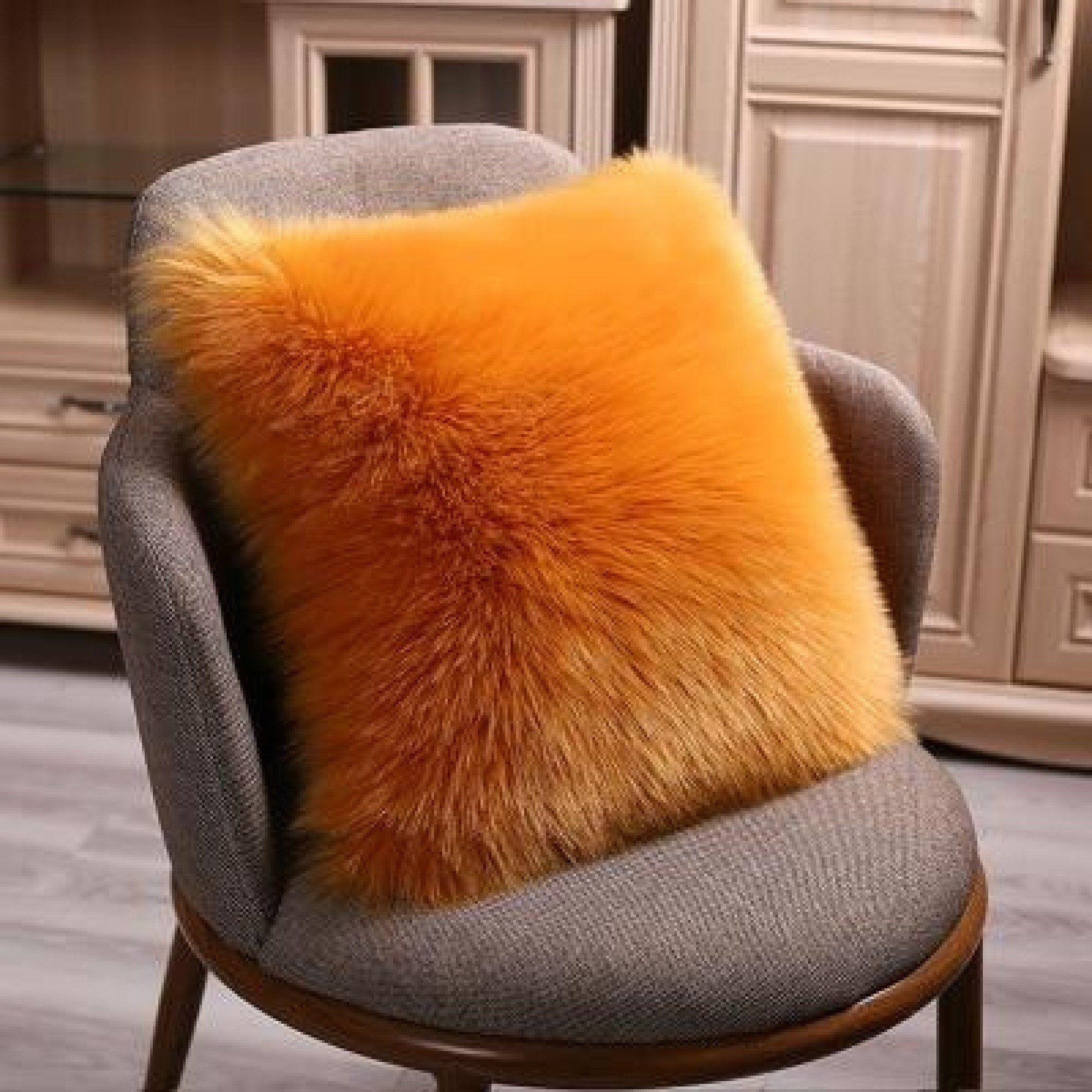 Lovely Removable Faux Fur Decorative Cushion Cover - Pretty Little Wish.com