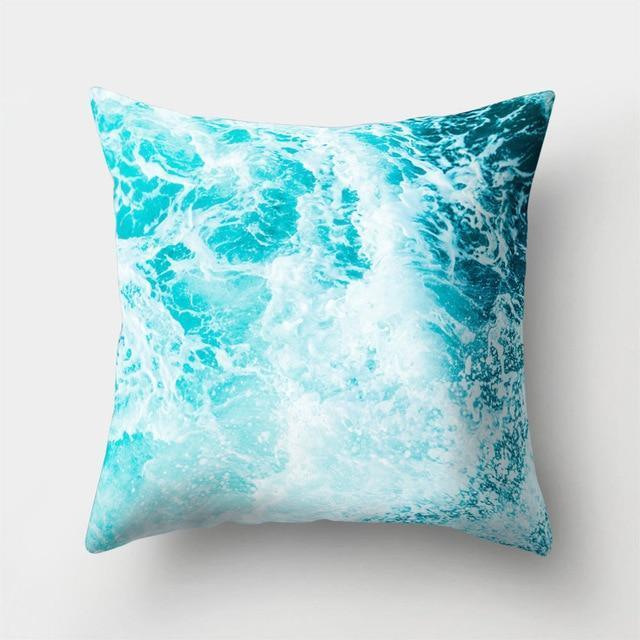 Ocean Sea WaveCushion Cover - Pretty Little Wish.com