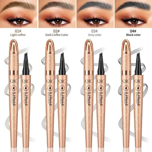 PerfectBrow™ 3D Microblading Eyebrow Tattoo Pencil 4 Fork Tip - Pretty Little Wish.com