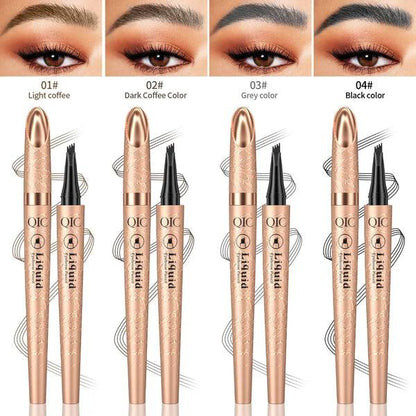 PerfectBrow™ 3D Microblading Eyebrow Tattoo Pencil 4 Fork Tip - Pretty Little Wish.com