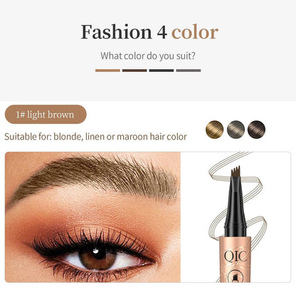 PerfectBrow™ 3D Microblading Eyebrow Tattoo Pencil 4 Fork Tip - Pretty Little Wish.com