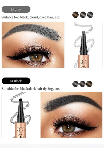 PerfectBrow™ 3D Microblading Eyebrow Tattoo Pencil 4 Fork Tip - Pretty Little Wish.com