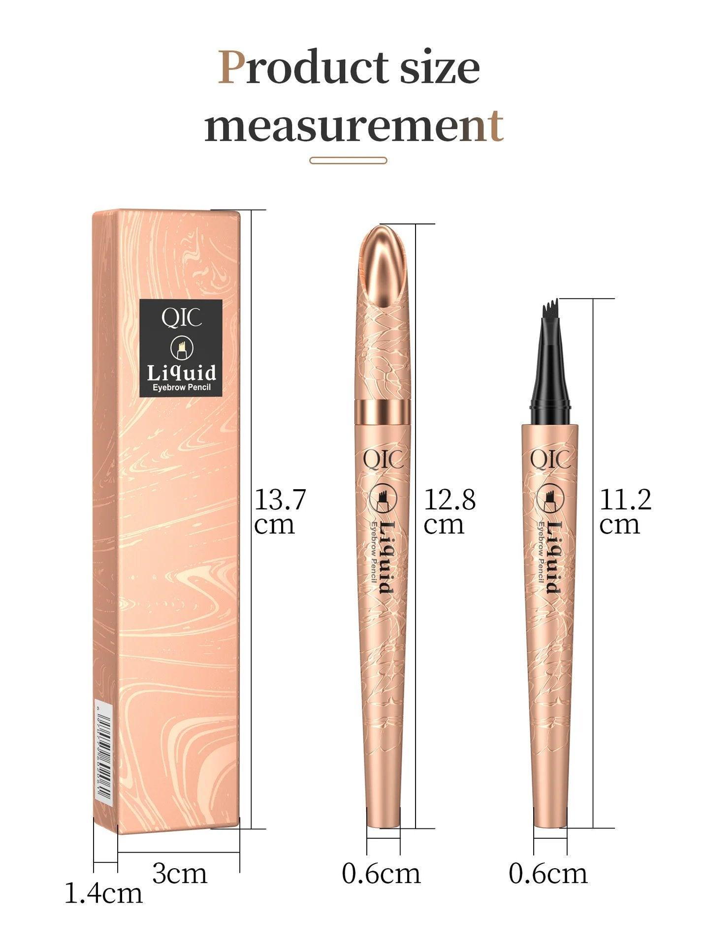 PerfectBrow™ 3D Microblading Eyebrow Tattoo Pencil 4 Fork Tip - Pretty Little Wish.com