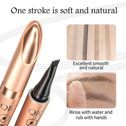 PerfectBrow™ 3D Microblading Eyebrow Tattoo Pencil 4 Fork Tip - Pretty Little Wish.com