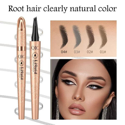 PerfectBrow™ 3D Microblading Eyebrow Tattoo Pencil 4 Fork Tip - Pretty Little Wish.com