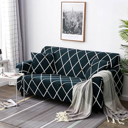 Plaid Sofa Cover Stretch Furniture Cover - Pretty Little Wish.com