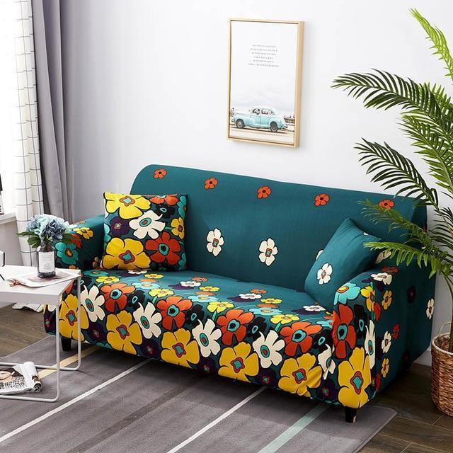 Plaid Sofa Cover Stretch Furniture Cover - Pretty Little Wish.com