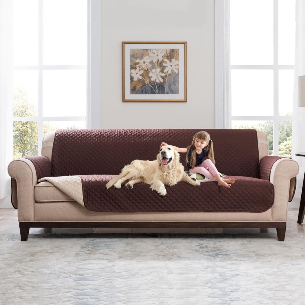 Recliner Cover Pet Dog Kids Mat Furniture Protector Sofa Covers For Living Room Armrest Slipcovers 1/2/3 Seat Sofa Cover Elastic - Pretty Little Wish.com