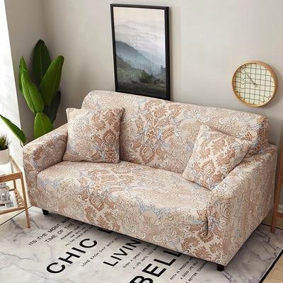 Stretch Slipcovers Sofa Cover For Living Room Slip-resistant Sectional Elastic Couch Cover Sofa Towel Single/Two/Three/Four Seat - Pretty Little Wish.com