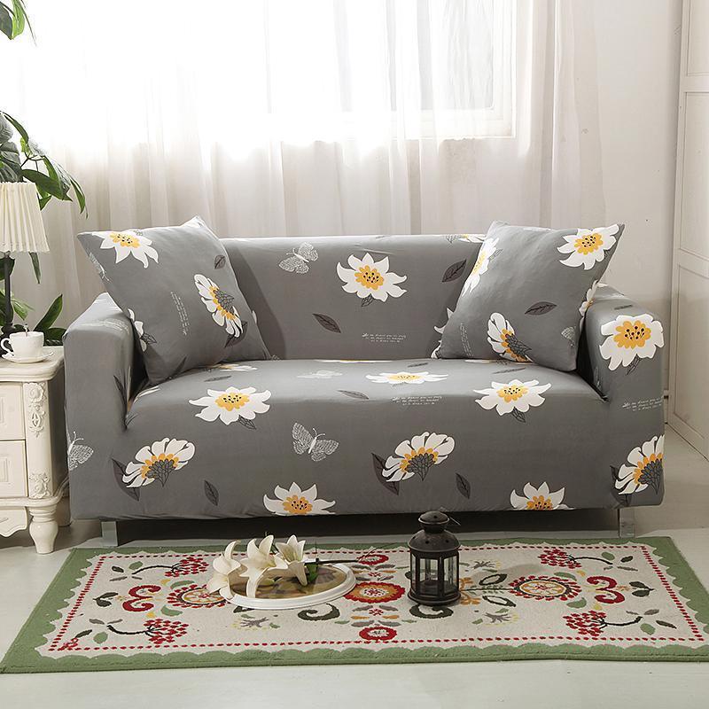 Stretch Slipcovers Sofa Cover For Living Room Slip-resistant Sectional Elastic Couch Cover Sofa Towel Single/Two/Three/Four Seat - Pretty Little Wish.com