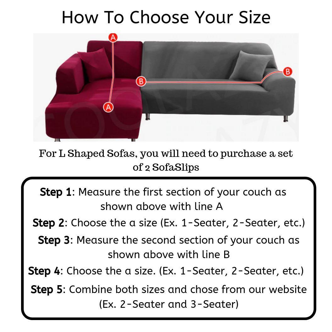 The World's Best Sofa - Slipcovers (For L Shaped Couches) - Pretty Little Wish.com