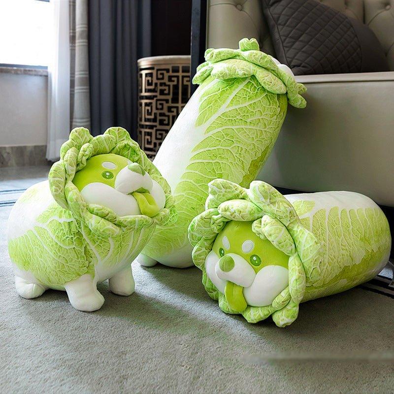 Vegetable Elf Cabbage Dog Pillow Plush Toy - Pretty Little Wish.com