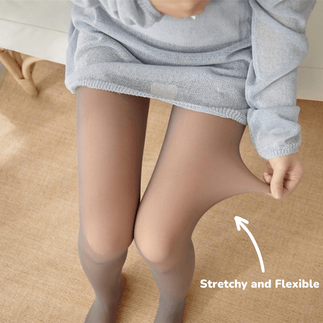 Flawless Legs Fake Translucent Warm Plush Tights - Unmatched Comfort & Style! - Pretty Little Wish.com